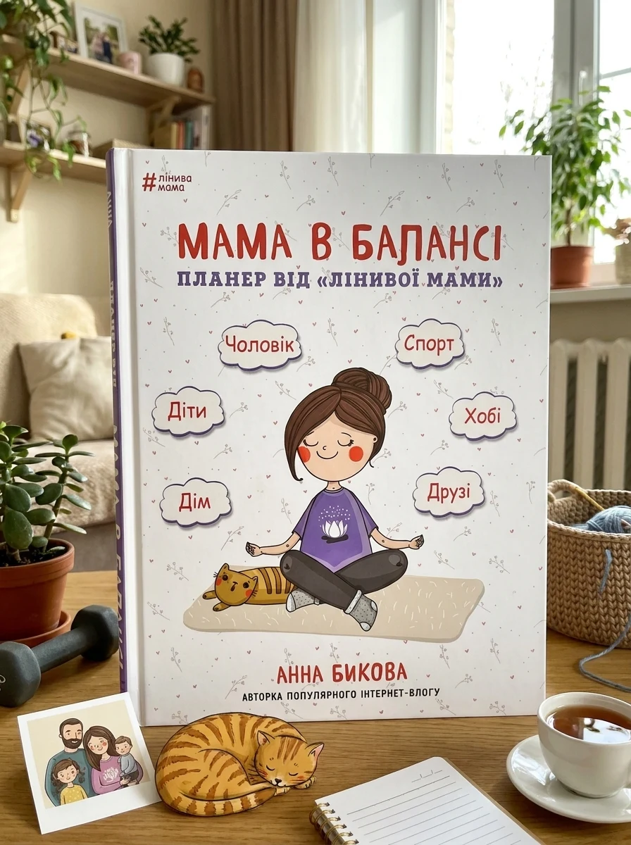 Мама в балансі. Планер від лінивої мами — Книги для турботливих батьків