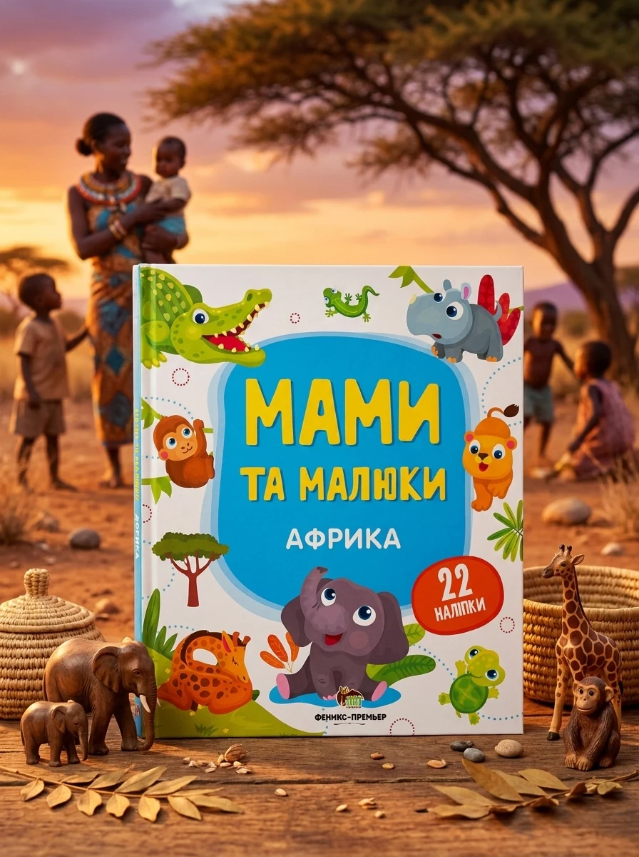 Мами та малюки. Африка, — Дитяча література