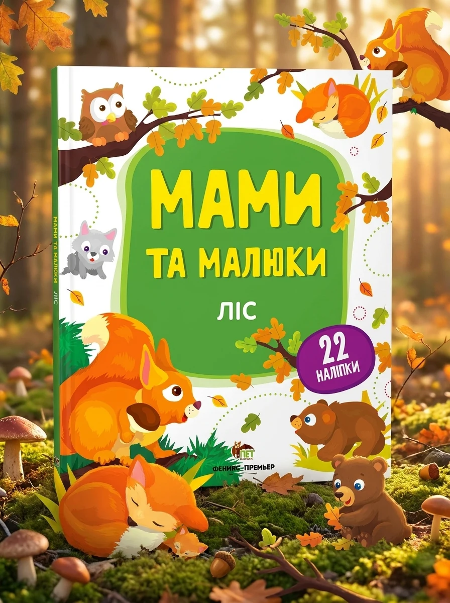 Мами та малюки. Ліс, — Дитяча література