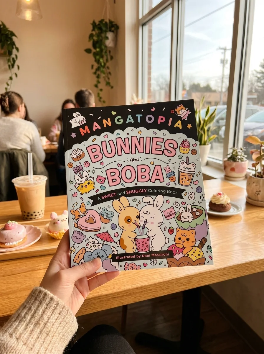 Mangatopia: Bunnies and Boba — Daniela Massironi, обкладинка