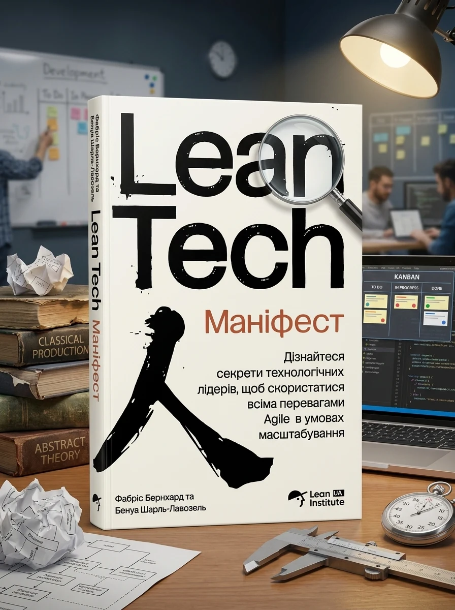 Маніфест Lean Tech — Фабріс Бернхард, обкладинка