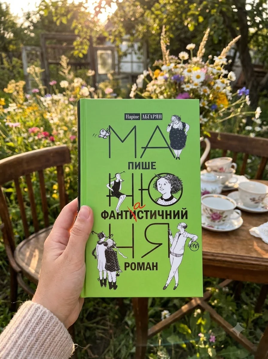 Манюня пише фантастичний роман (тверда обкладинка), обкладинка