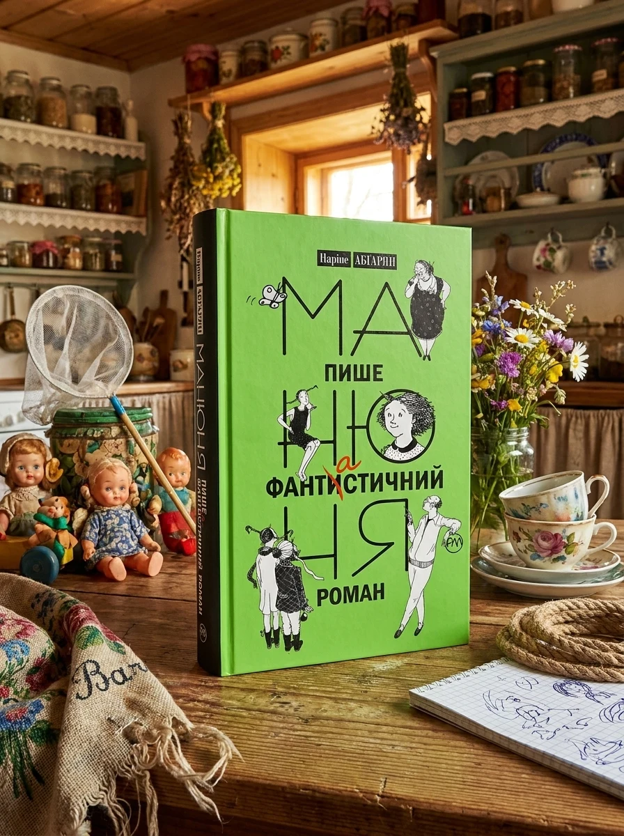 Манюня пише фантастичний роман (тверда обкладинка) — Дитячі книги