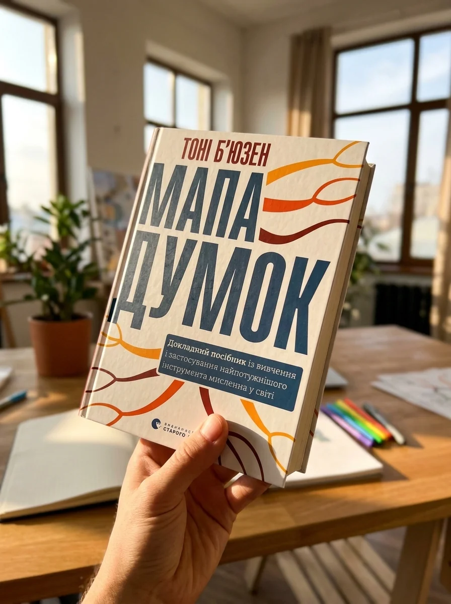 Мапа думок — Б`юзен Тоні, обкладинка