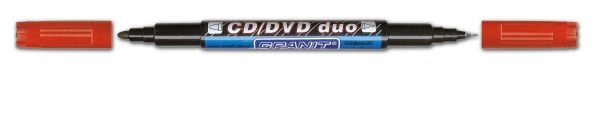 Маркер CD-Pen двосторонній Duo Piccolo Granit чорний