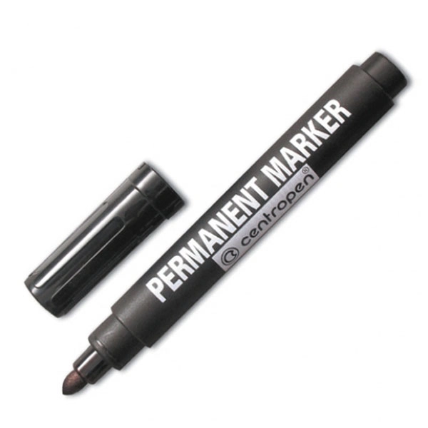 Маркер перманентний 2,5 8566 Centropen чорний