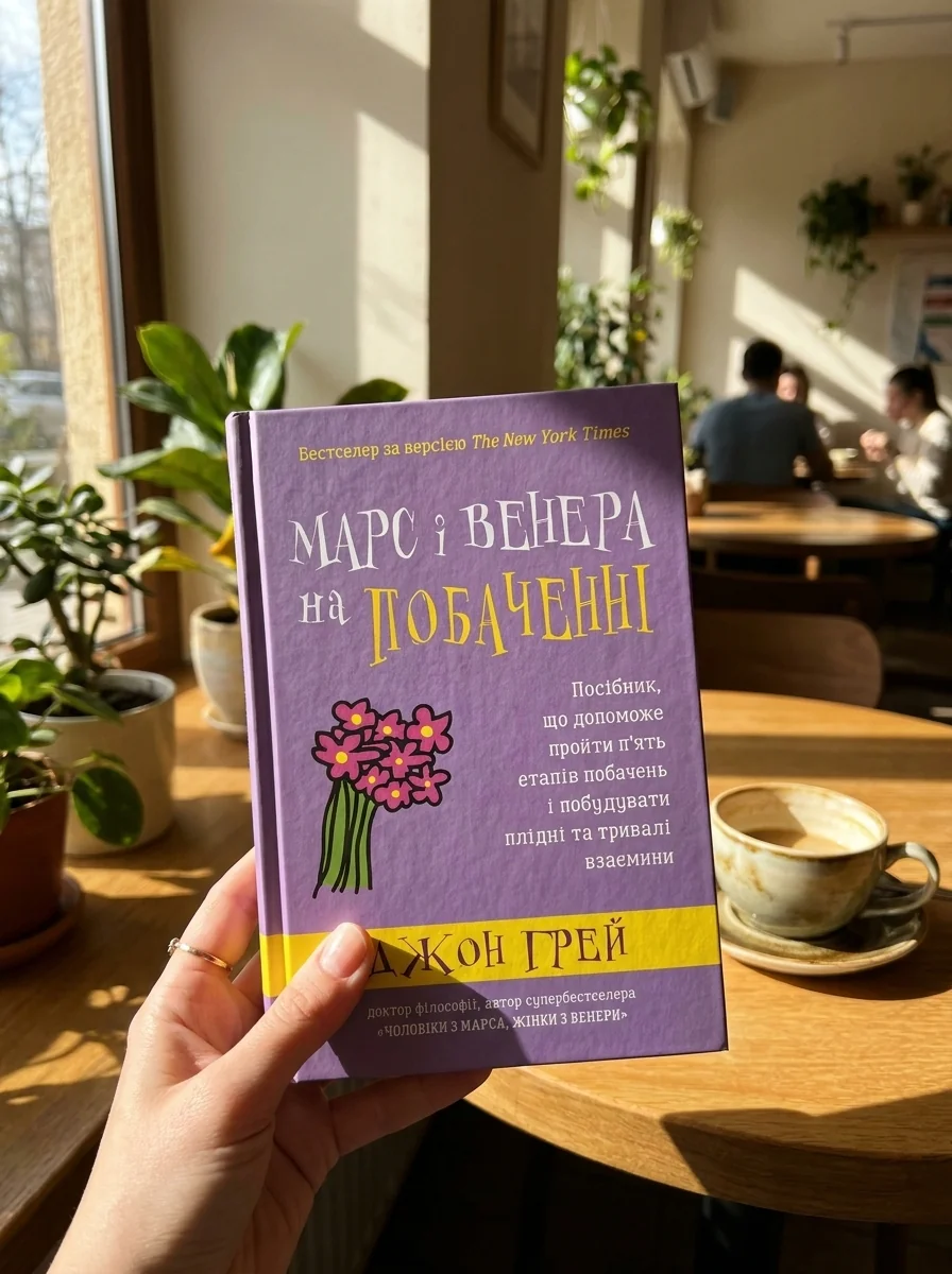 Марс і Венера на побаченні. Посібник, що допоможе пройти п’ять етапів побачень і побудувати плідні та тривалі взаємини | купити книгу онлайн