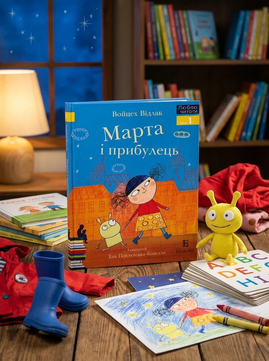 Марта і Прибулець. Люблю читати. Рівень 1 — Вивчення мов