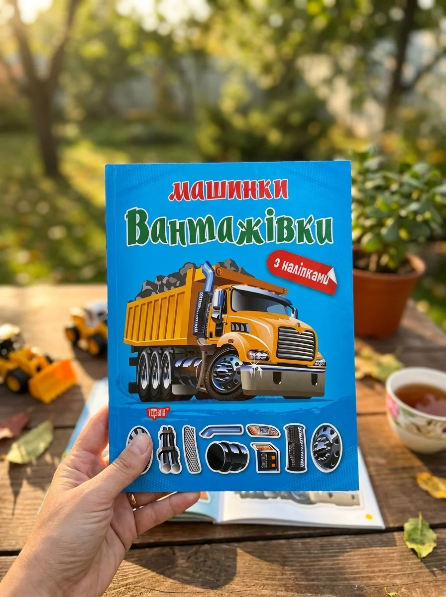 Машинки. Вантажівки — Олександра Шипарьова, обкладинка