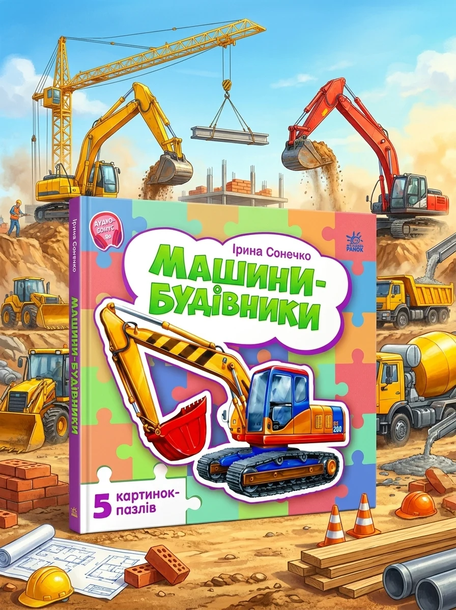 Машини-будівники — Дитяча література