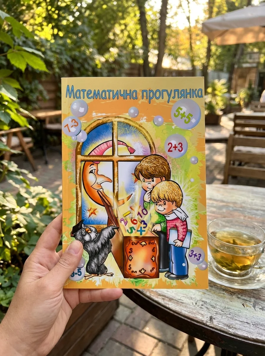 Математична прогулянка. Альбом-розмальовка — Дитяча література