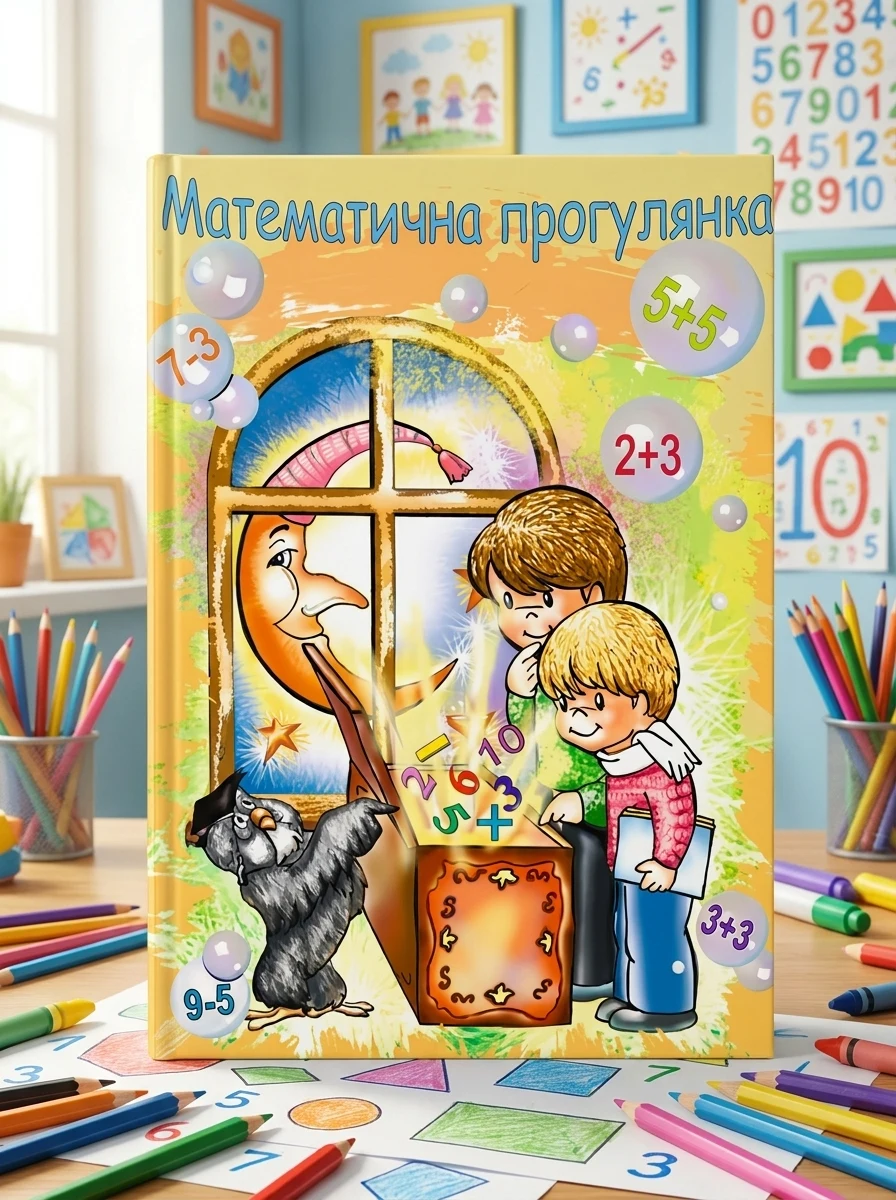Математична прогулянка. Альбом-розмальовка — фото 2