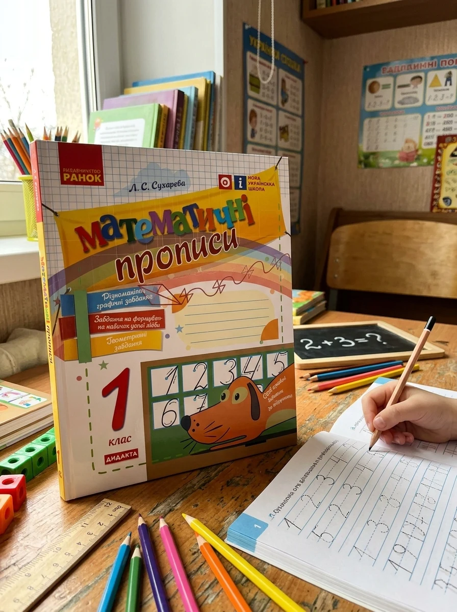 Математичні прописи. 1 клас — Дім, сім'я, релігія