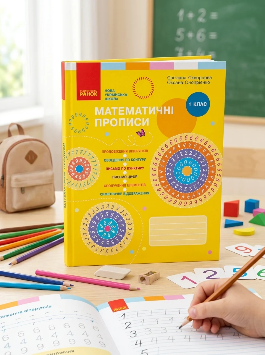 Математичні прописи. 1 клас — Дитяча література