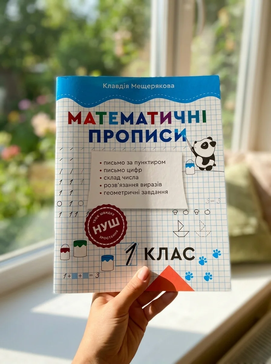 Математичні прописи. 1 клас НУШ — Книги для школи