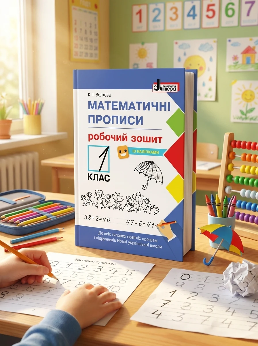 Математичні прописи 1 клас. Робочий зошит — Вивчення мов