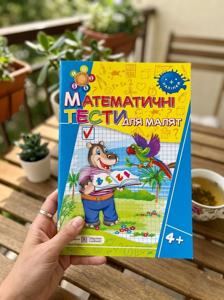 Математичні тести для малят 4+. Робочий зошит — Дім, сім'я, релігія