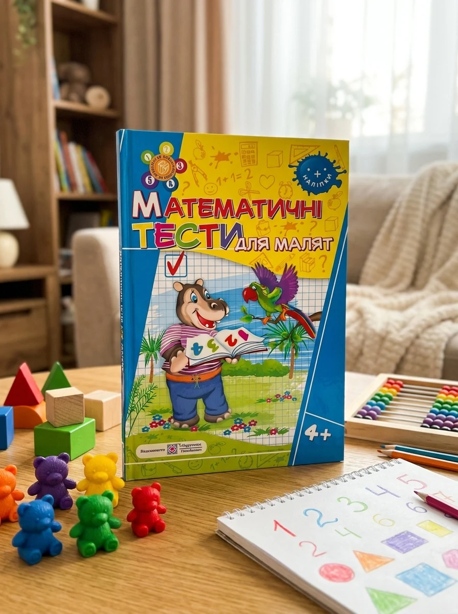 Математичні тести для малят 4+. Робочий зошит — фото 2