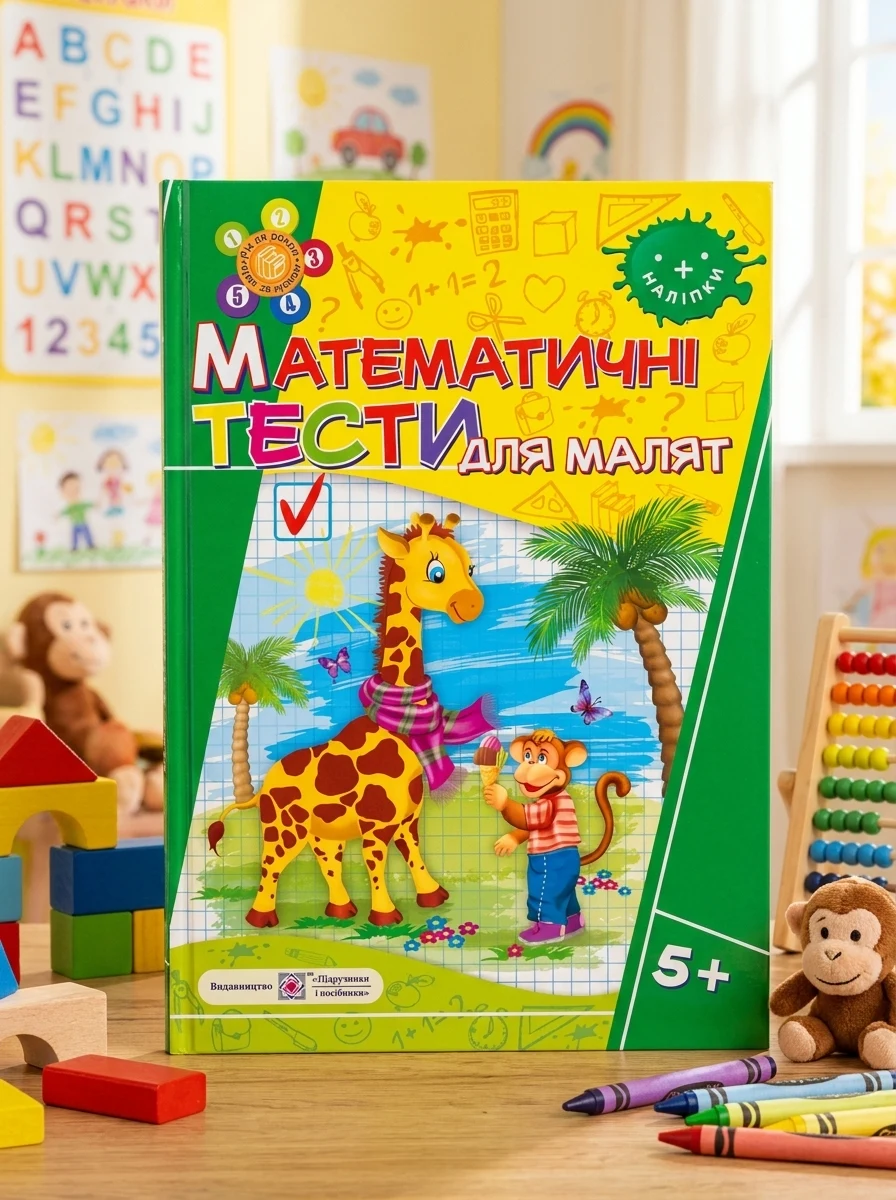 Математичні тести для малят 5+. Робочий зошит — фото 2
