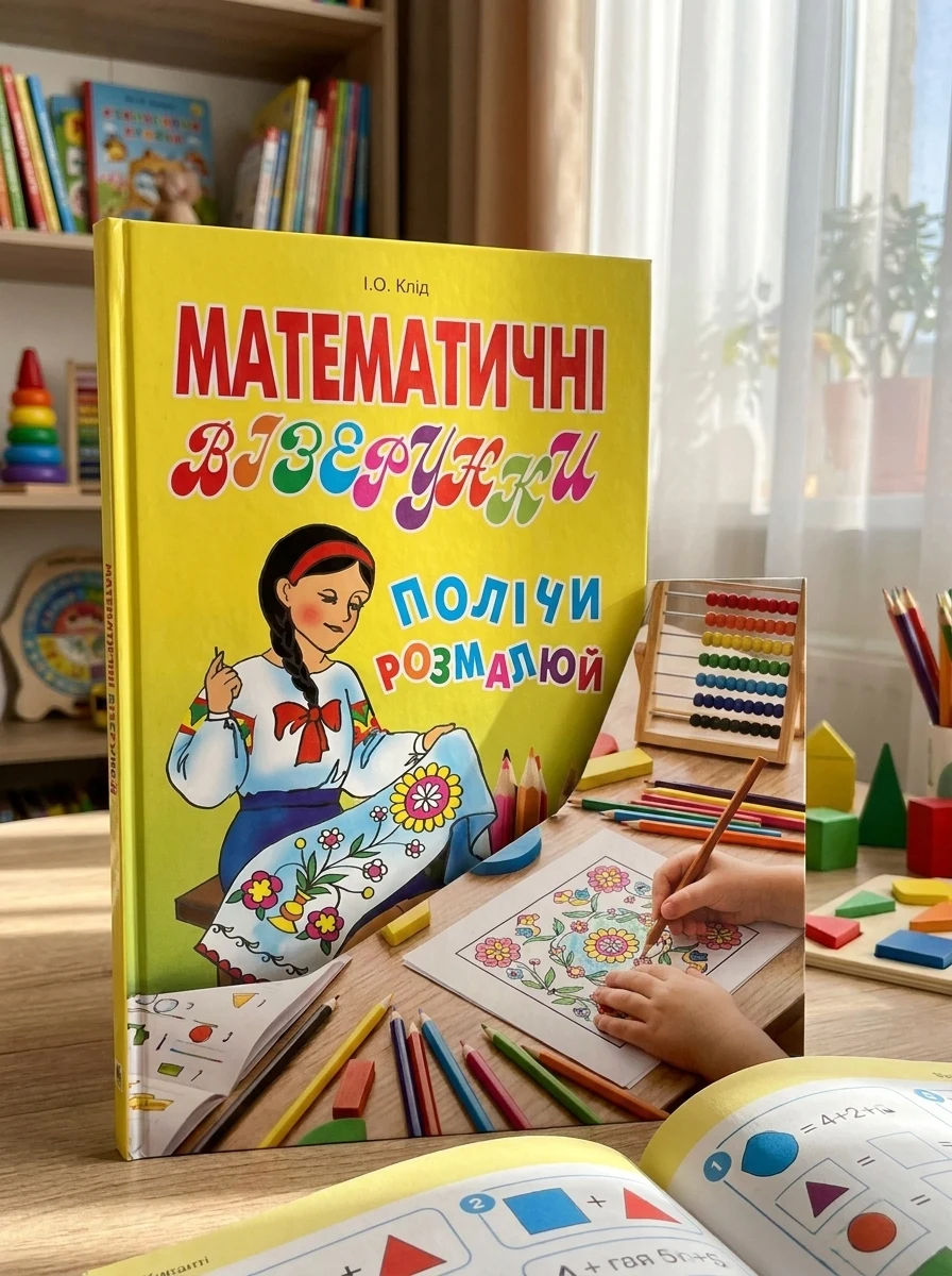 Математичні візерунки. Полічи і розмалюй — Дитяча література