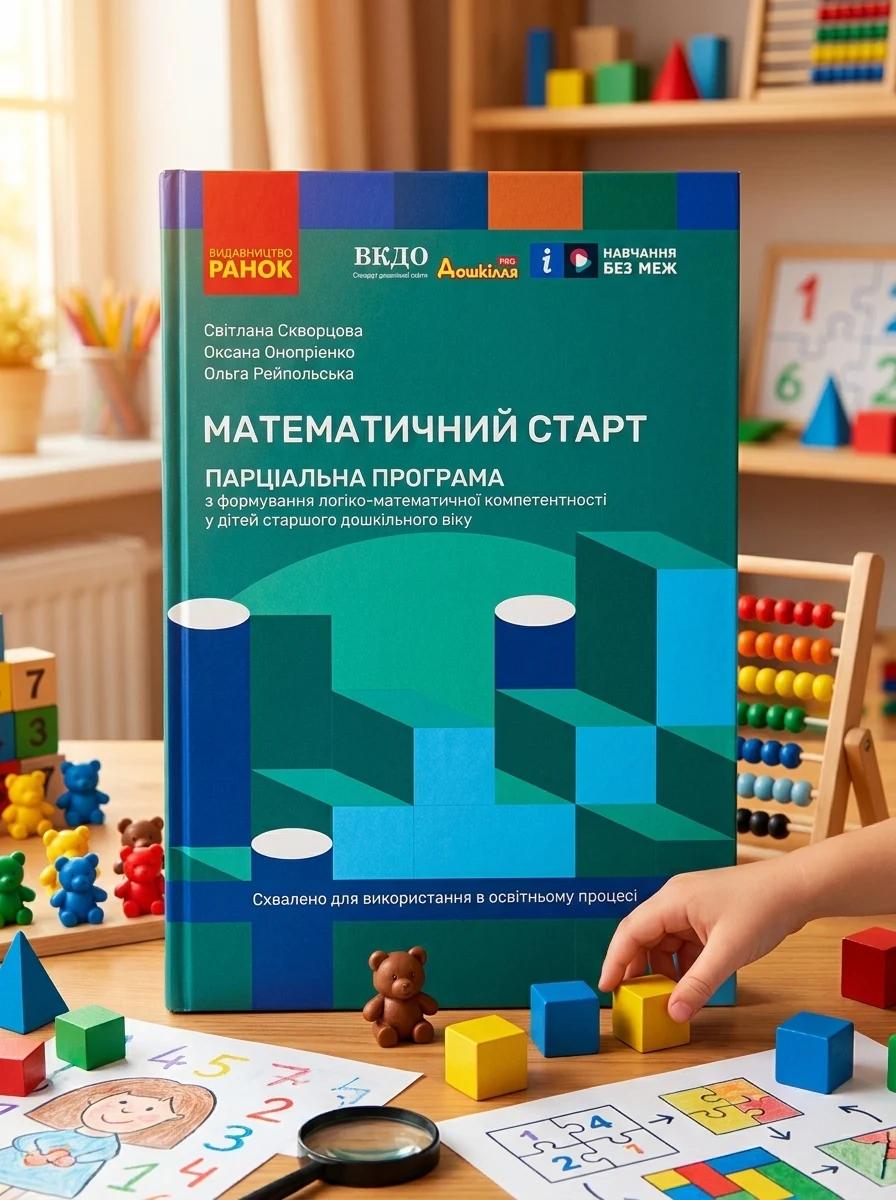 Математичний старт. Парціальна програма з формування логіко-математичної компетентності у дітей старшого дошкільного віку — Наука та психологія