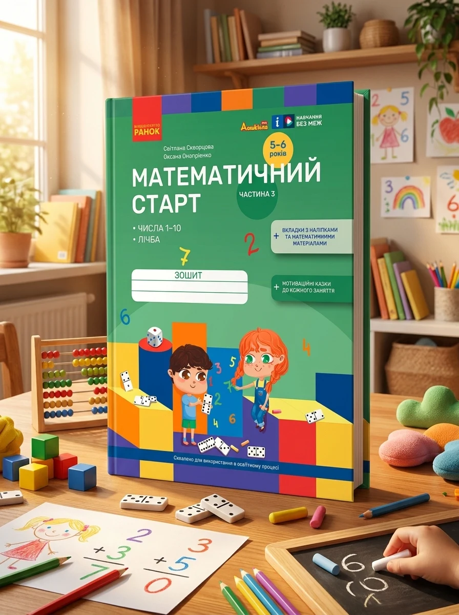 Математичний старт. Зошит для дітей 5-6 років. Частина 3 — фото 2