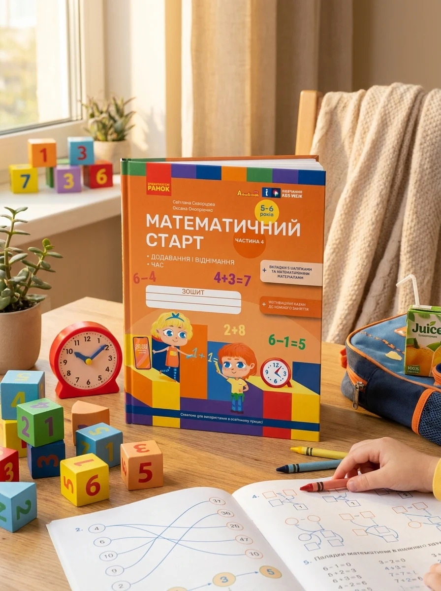 Математичний старт. Зошит для дітей 5-6 років. Частина 4 — Дитяча література