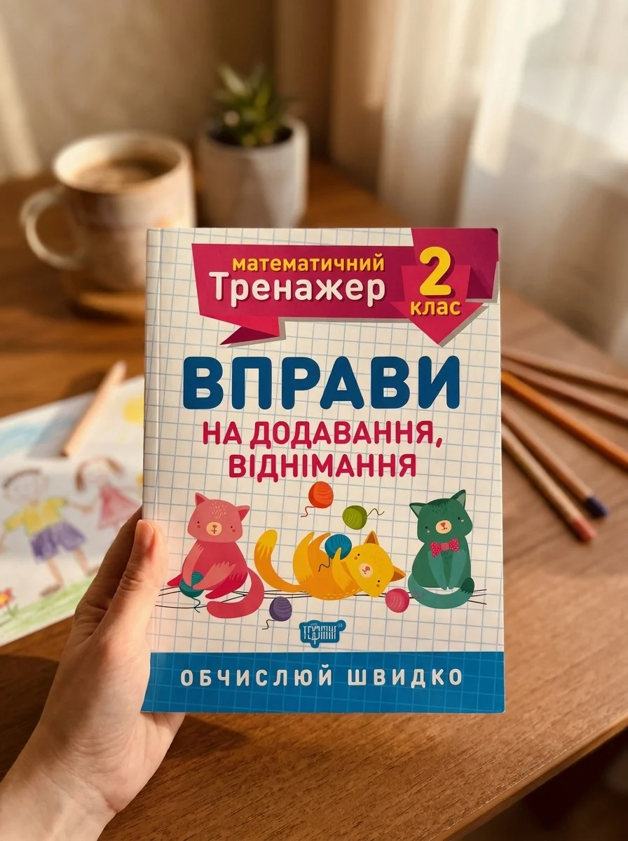 Математичний тренажер. 2 клас. Вправи на додавання, віднімання — Дитяча література