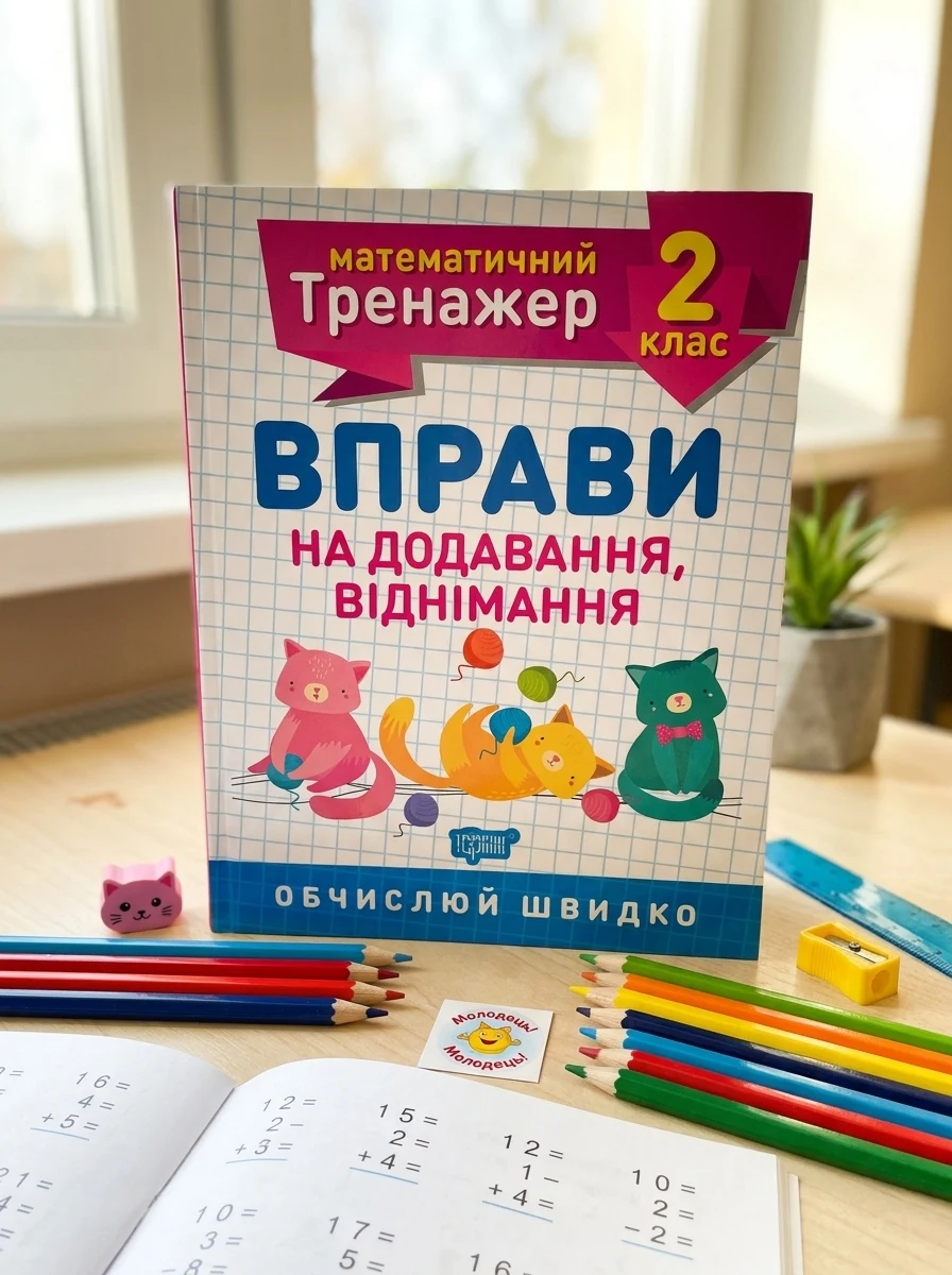 Математичний тренажер. 2 клас. Вправи на додавання, віднімання — фото 2