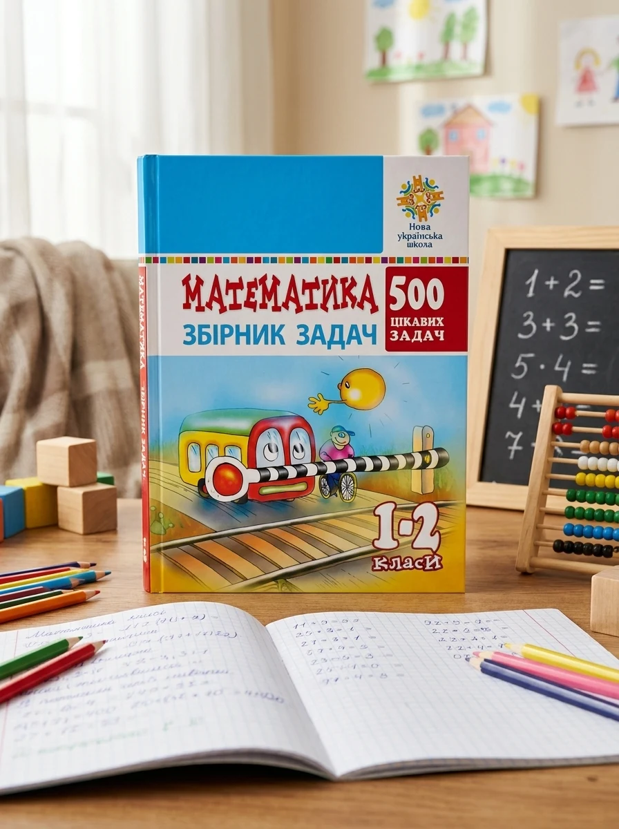 Математика. 1-2 класи. 500 цікавих задач — Дитяча література