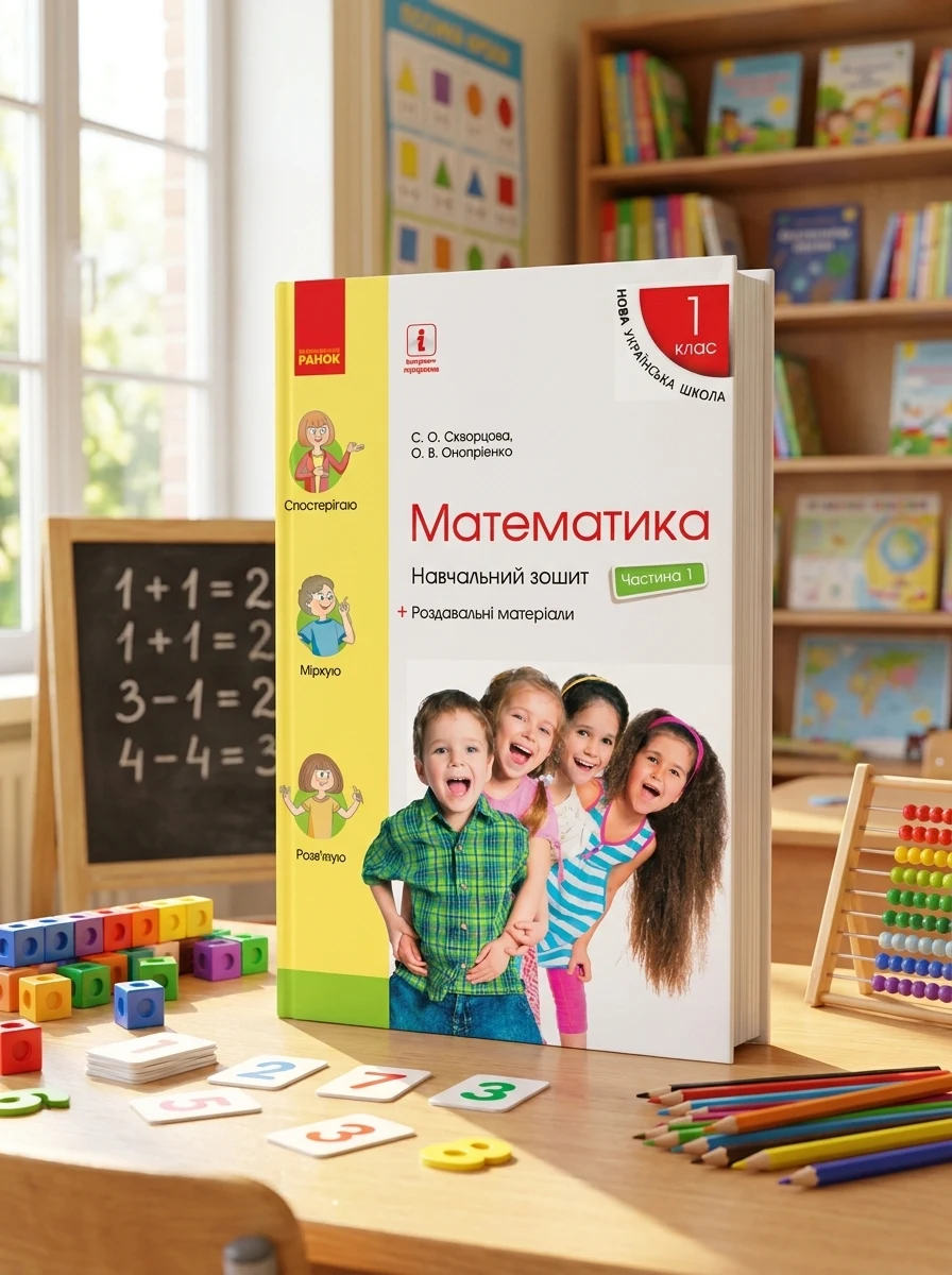Математика. 1 клас. Частина 1 — Дім, сім'я, релігія