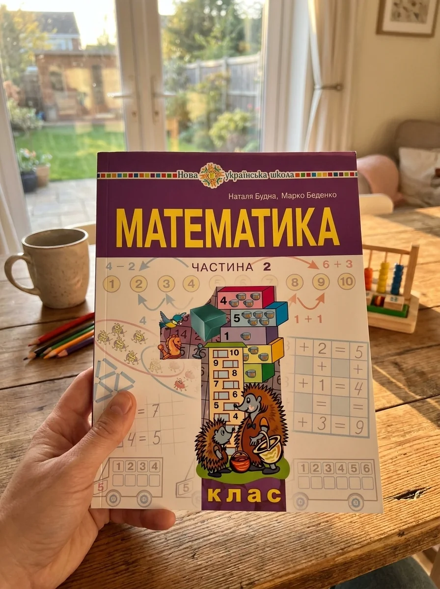 Математика. 1 клас. Частина 2 — Марко Беденко, обкладинка