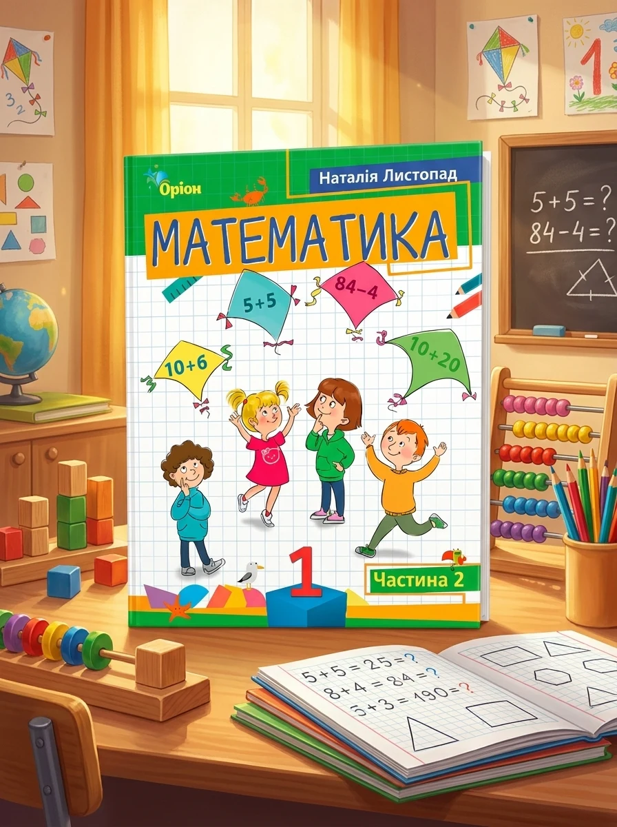 Математика 1 клас. Частина 2 — Вивчення мов