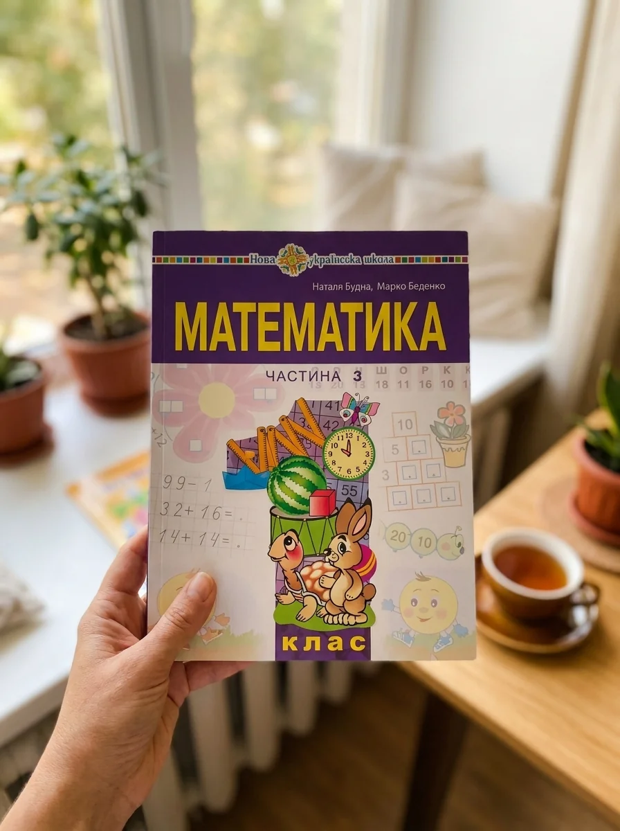 Математика. 1 клас. Частина 3 — Марко Беденко, обкладинка
