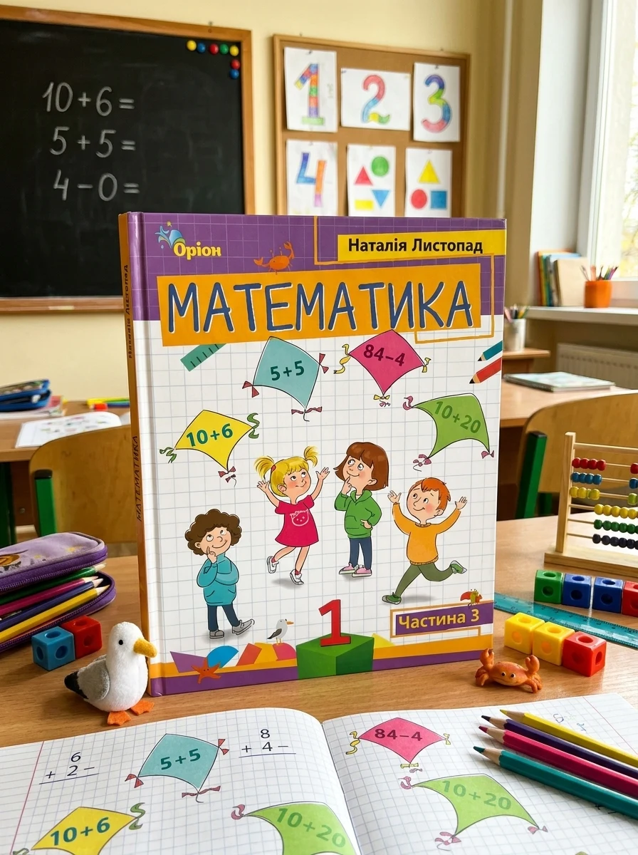 Математика 1 клас. Частина 3 — Дім, сім'я, релігія
