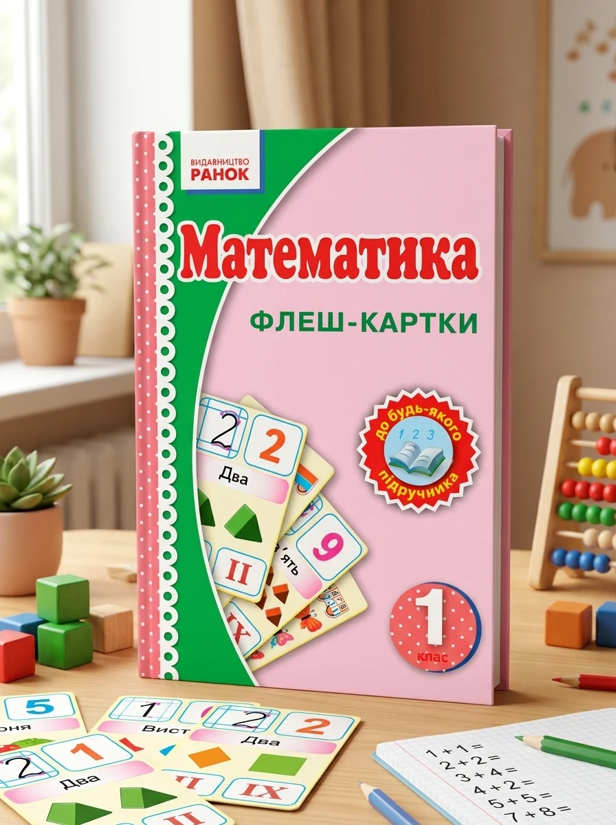 Математика. 1 клас. Флеш-картки — фото 2