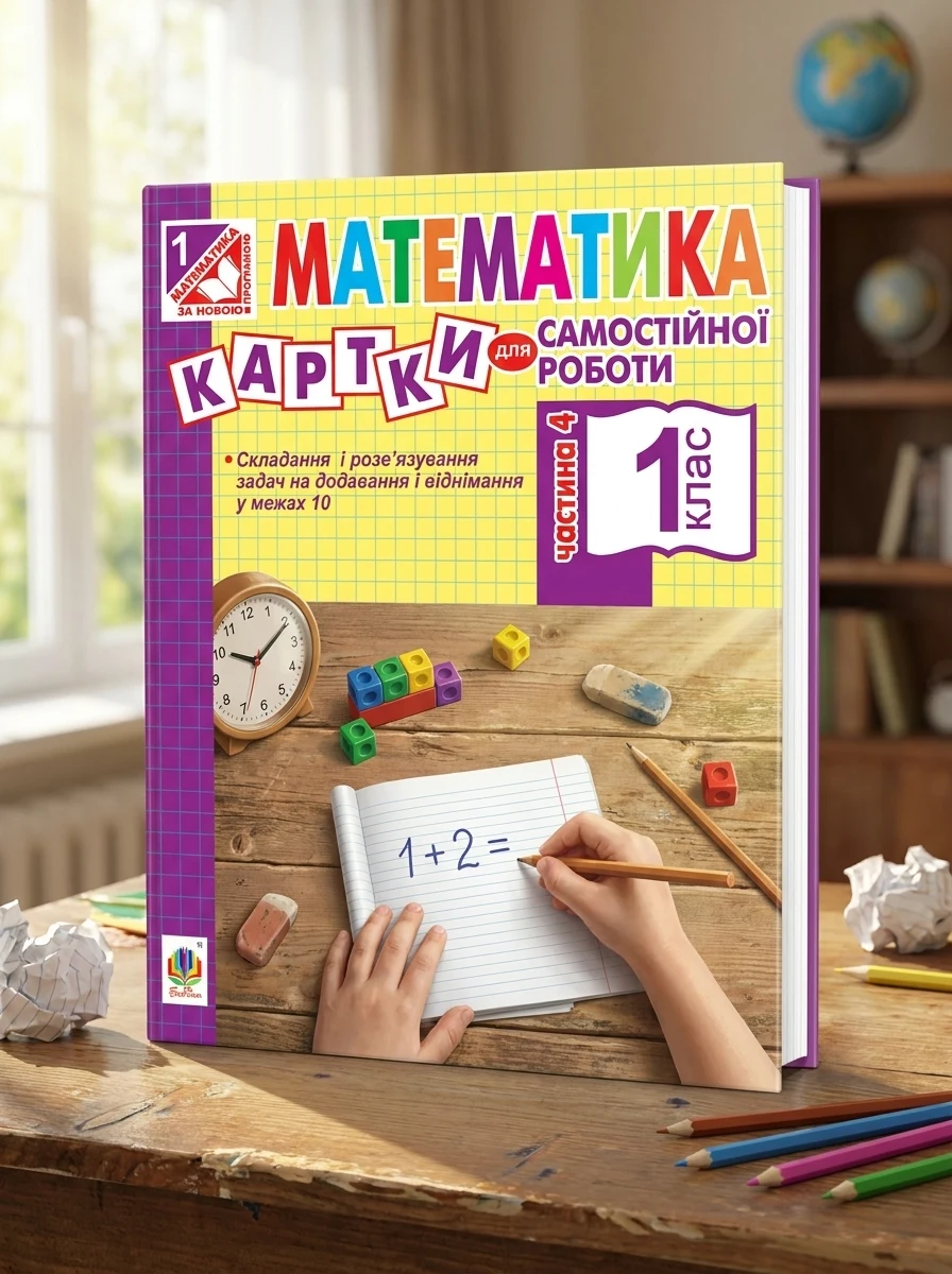 Математика. 1 клас. Картки для самостійної роботи. Частина четверта — Дитяча література