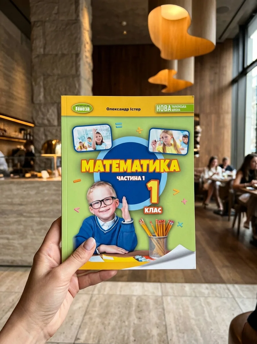 Математика 1 клас. Навчальний посібник. Частина 1 — Олександр Істер, обкладинка