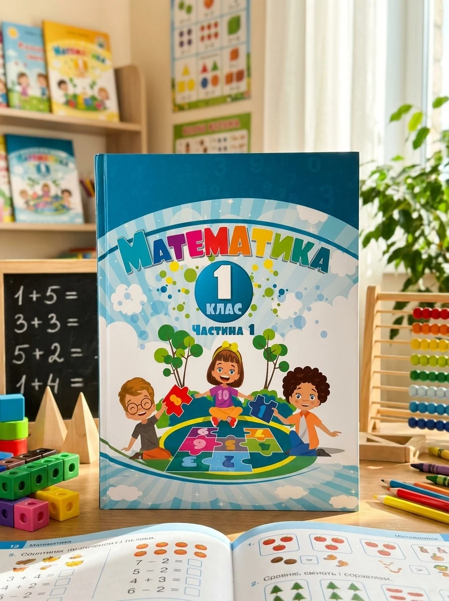 Математика. 1 клас. Навчальний посібник у 3-х частинах. Частина 1