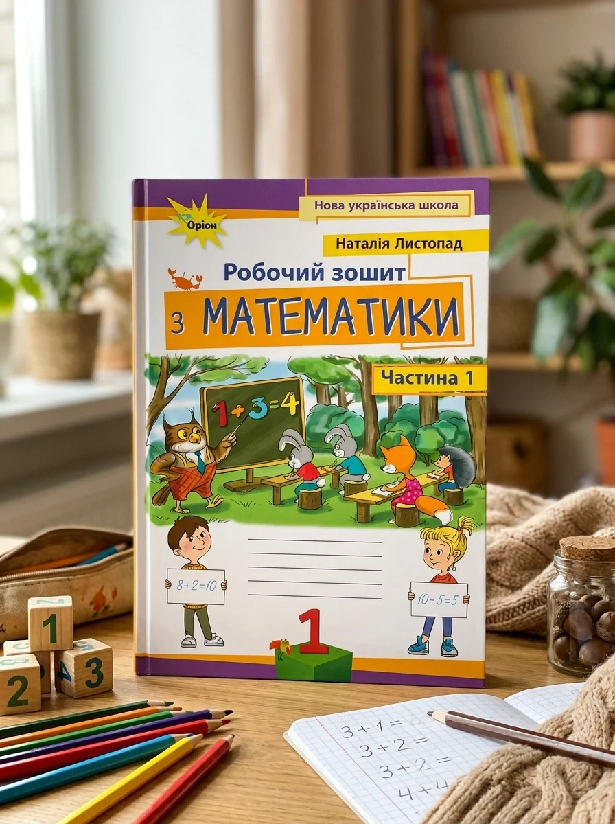 Математика 1 клас. Робочий зошит. Частина 1 — Дитяча література