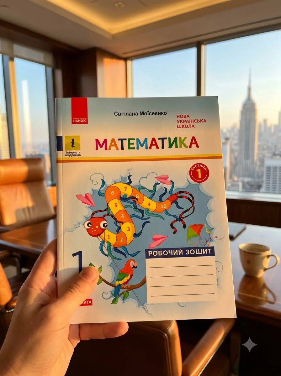 Математика. 1 клас. Робочий зошит. Частина 1 — Дитяча література