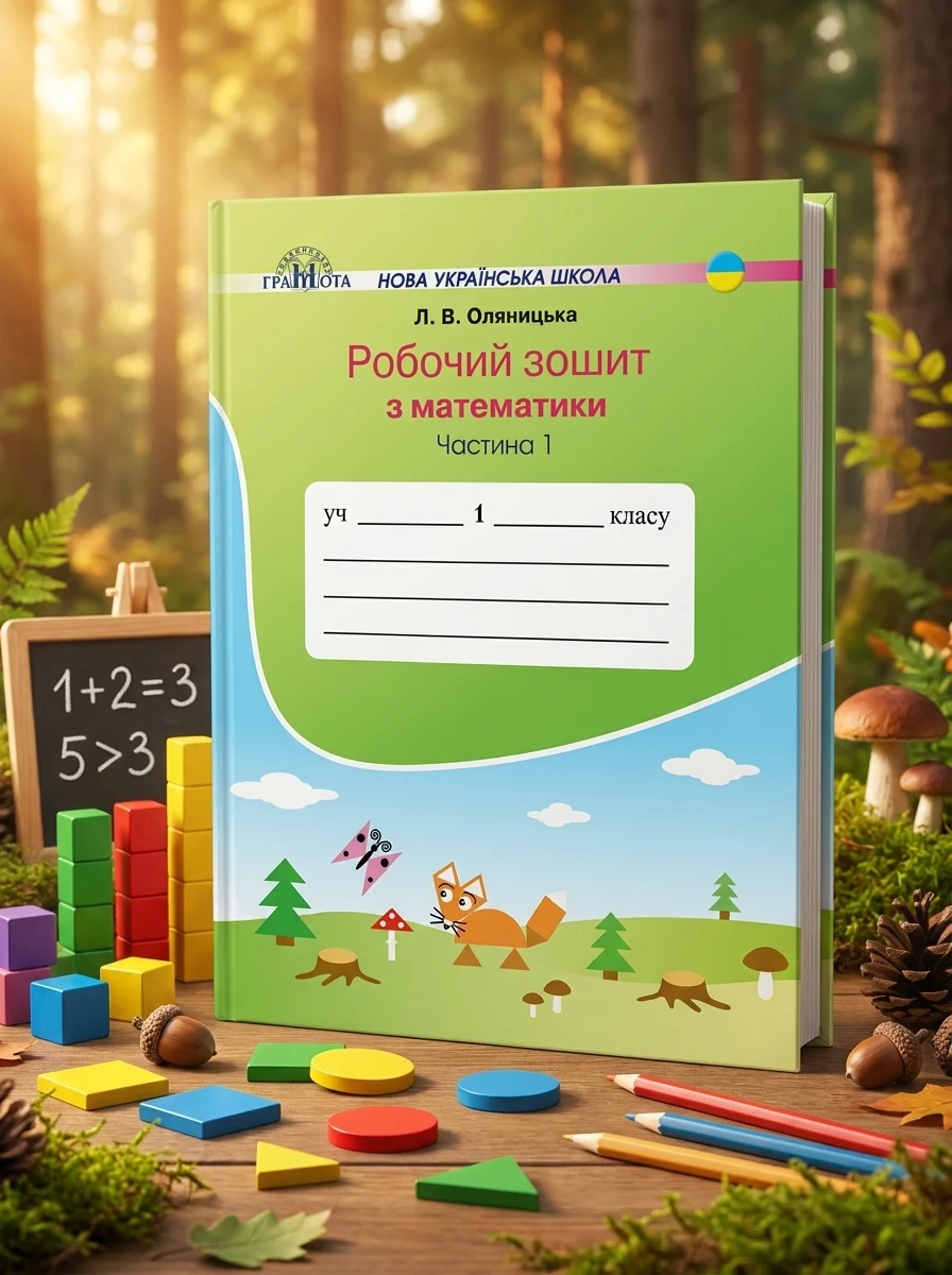 Математика 1 клас. Робочий зошит. Частина 1