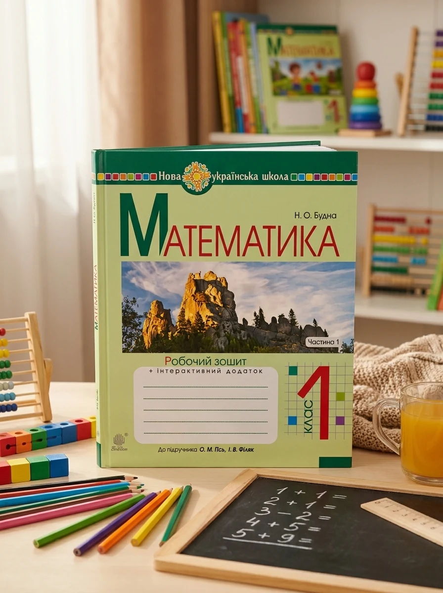 Математика. 1 клас. Робочий зошит. Частина 1 (до підручника Гісь О.М., Філяк І.В)