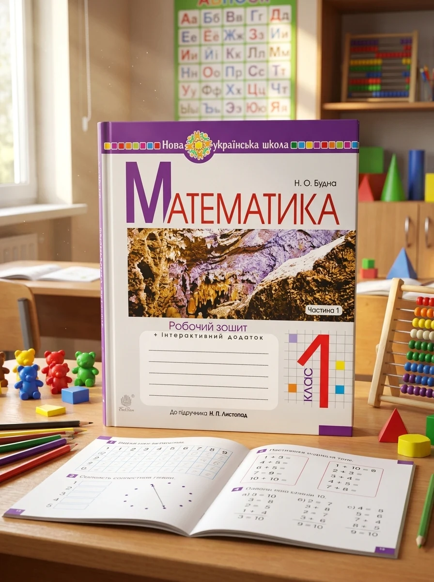 Математика. 1 клас. Робочий зошит. Частина 1 (до підручника Листопад Н.П.) — фото 2