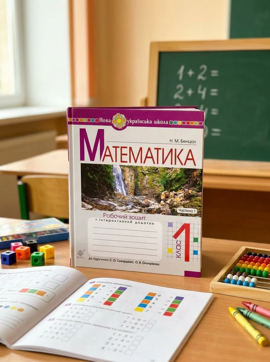 Математика. 1 клас. Робочий зошит. Частина 1 (до підручника Скворцова С.О., Онопрієнко О.В.)