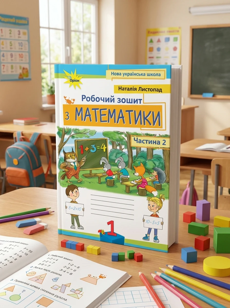 Математика 1 клас. Робочий зошит. Частина 2 — Дім, сім'я, релігія
