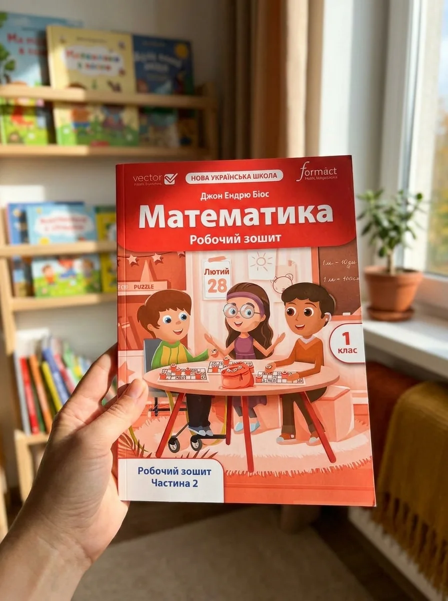 Математика. 1 клас. Робочий зошит. Частина 2