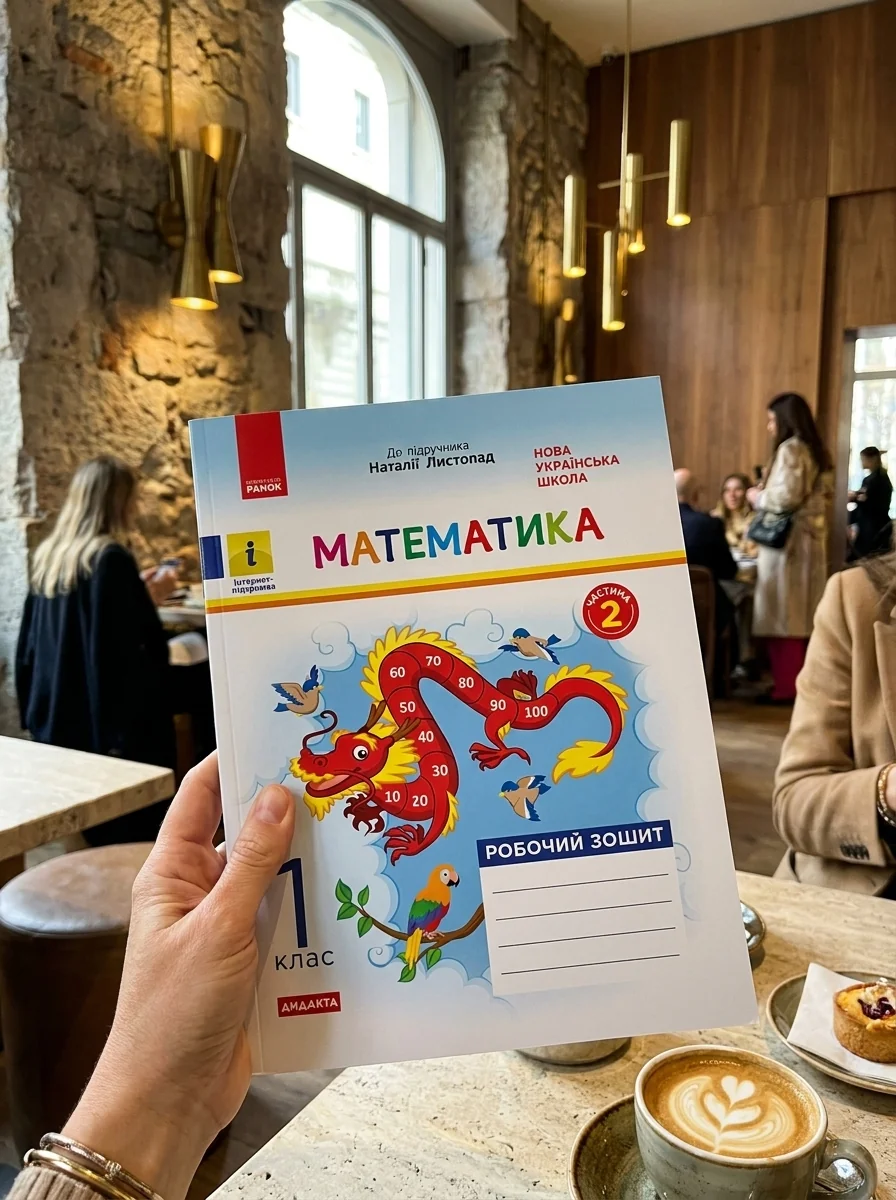 Математика. 1 клас. Робочий зошит. Частина 2 — Дитяча література