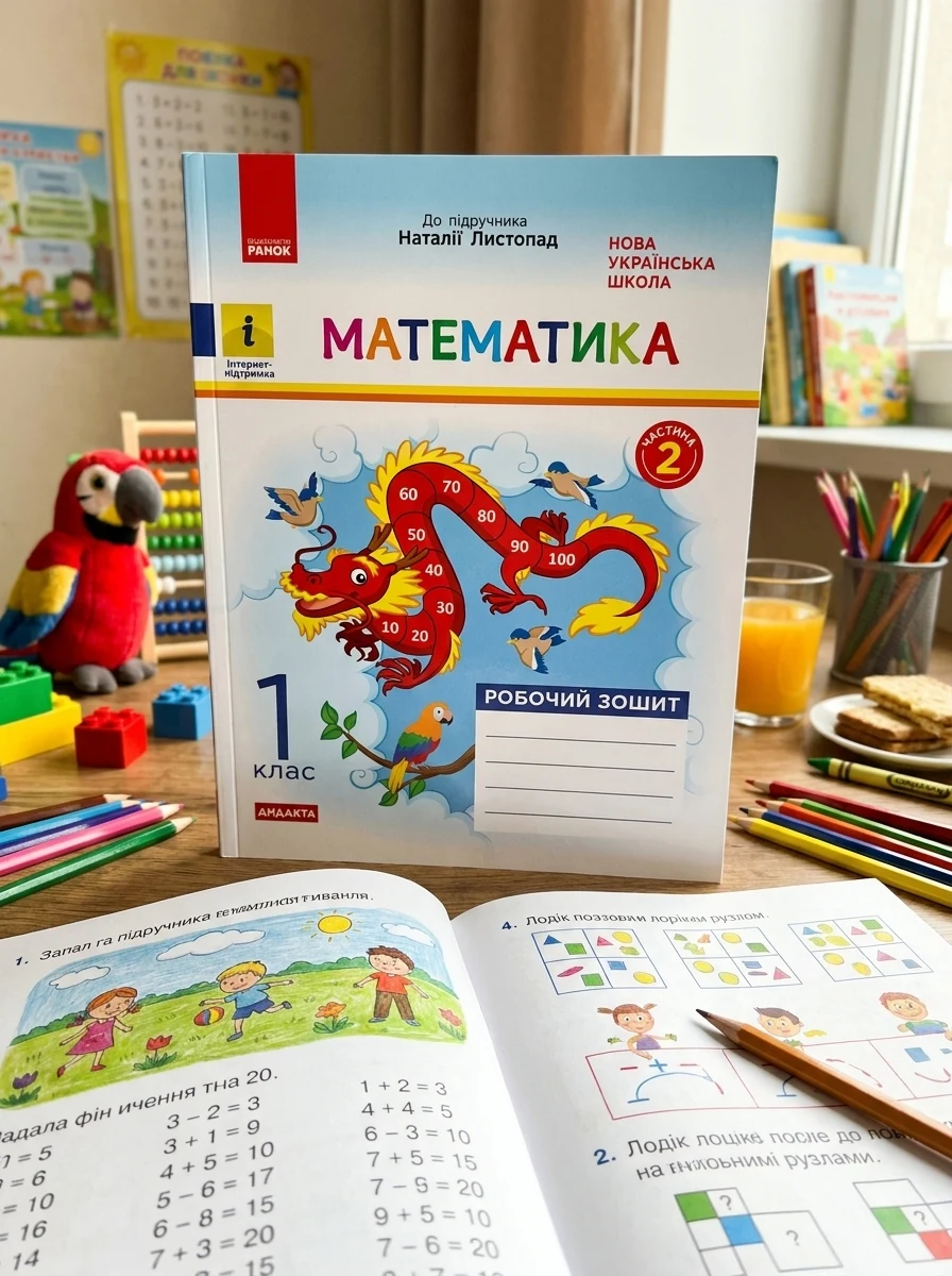 Математика. 1 клас. Робочий зошит. Частина 2 — фото 2
