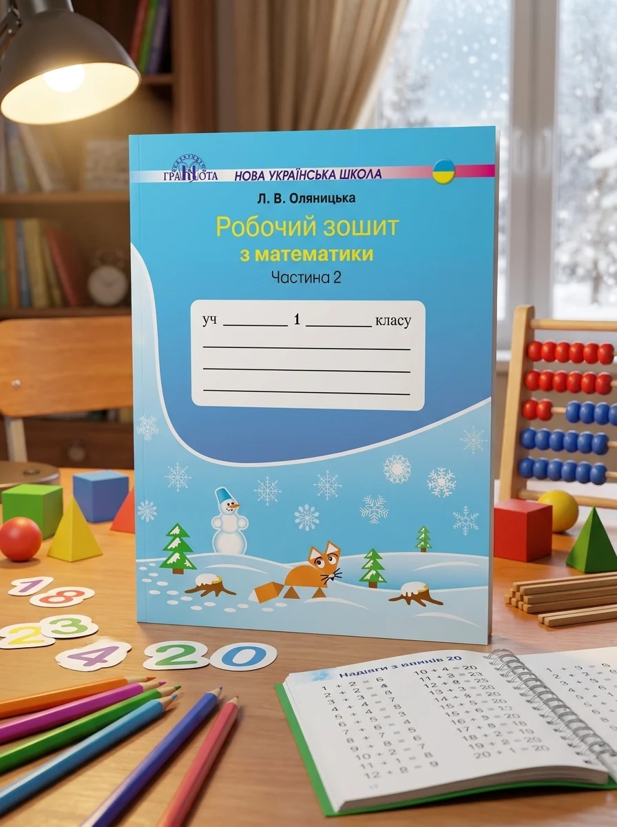 Математика 1 клас. Робочий зошит. Частина 2